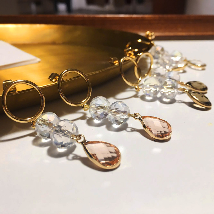 Love Drop Earrings 3color Date Fashion Fashionable