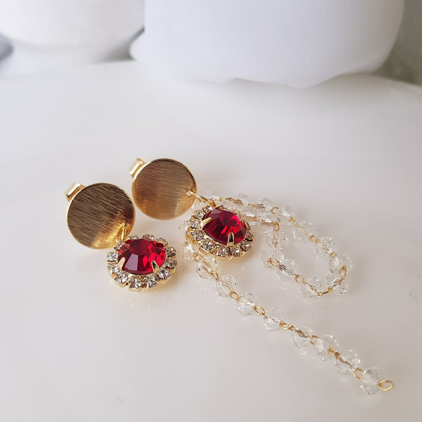 Giuseppe Cubic untitled drop earrings 3color custo