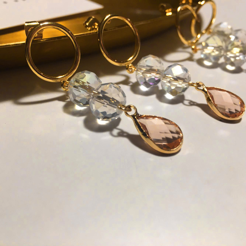 Love Drop Earrings 3color Date Fashion Fashionable