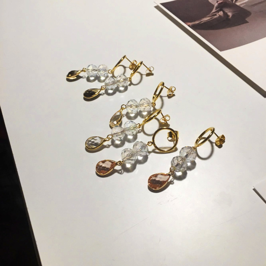 Love Drop Earrings 3color Date Fashion Fashionable