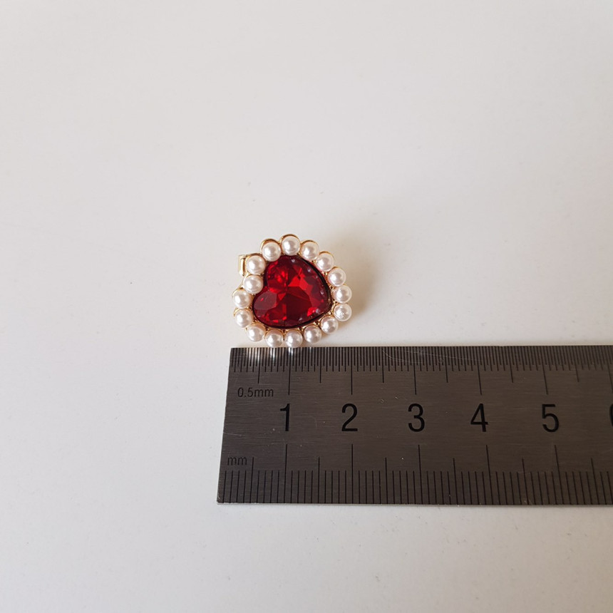 Curry Pearl Swarovski Earrings 4color Laminin Mini