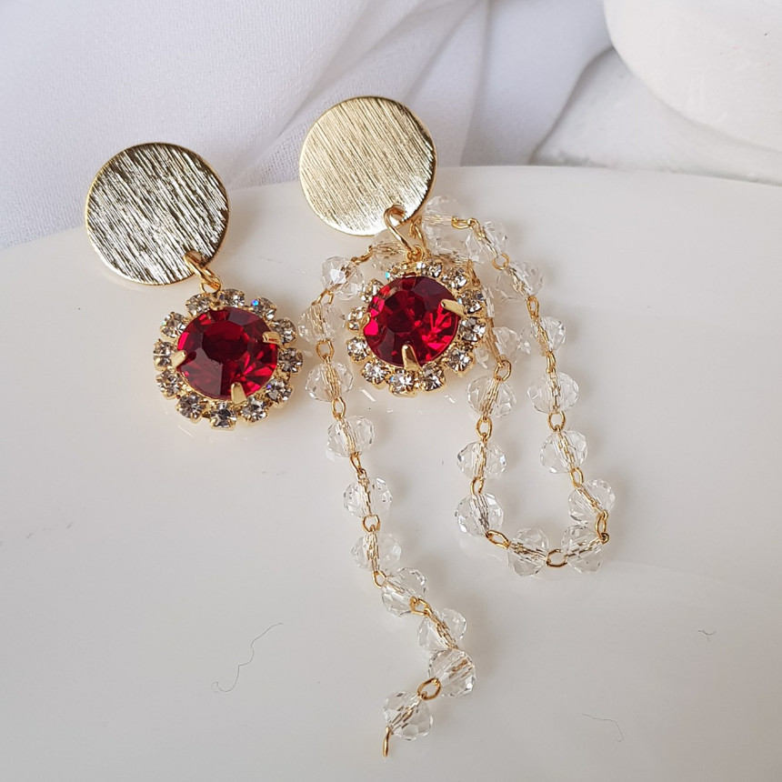 Giuseppe Cubic untitled drop earrings 3color custo