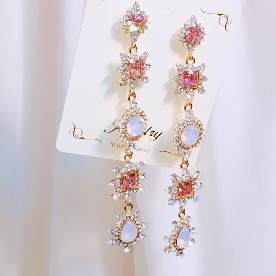 Pink Martini Drop Earrings Point Cycle Good Bling 