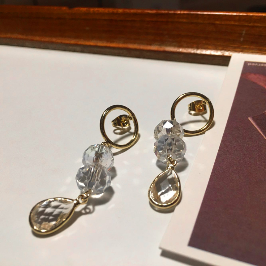 Love Drop Earrings 3color Date Fashion Fashionable