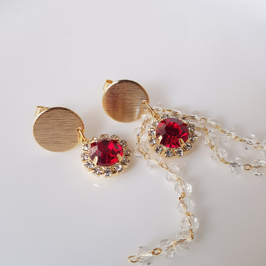 Giuseppe Cubic untitled drop earrings 3color custo