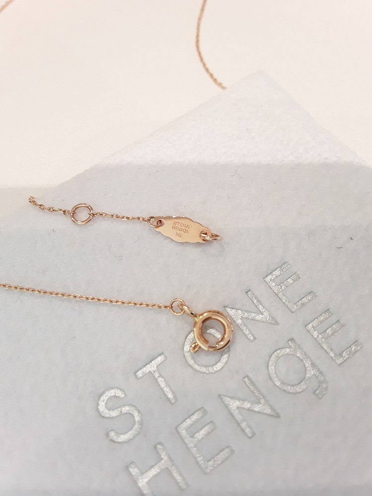 Stonehenge Rose Gold Pearl Necklace T0686 Classic 