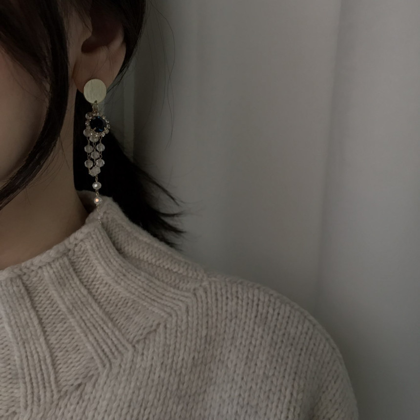Giuseppe Cubic untitled drop earrings 3color custo
