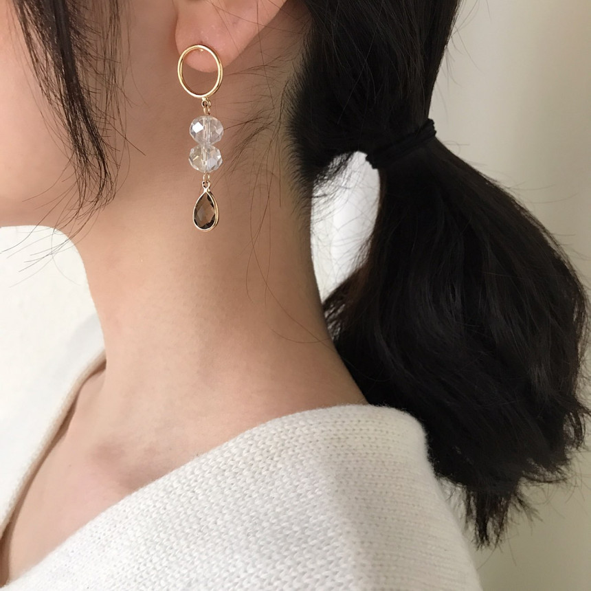 Love Drop Earrings 3color Date Fashion Fashionable