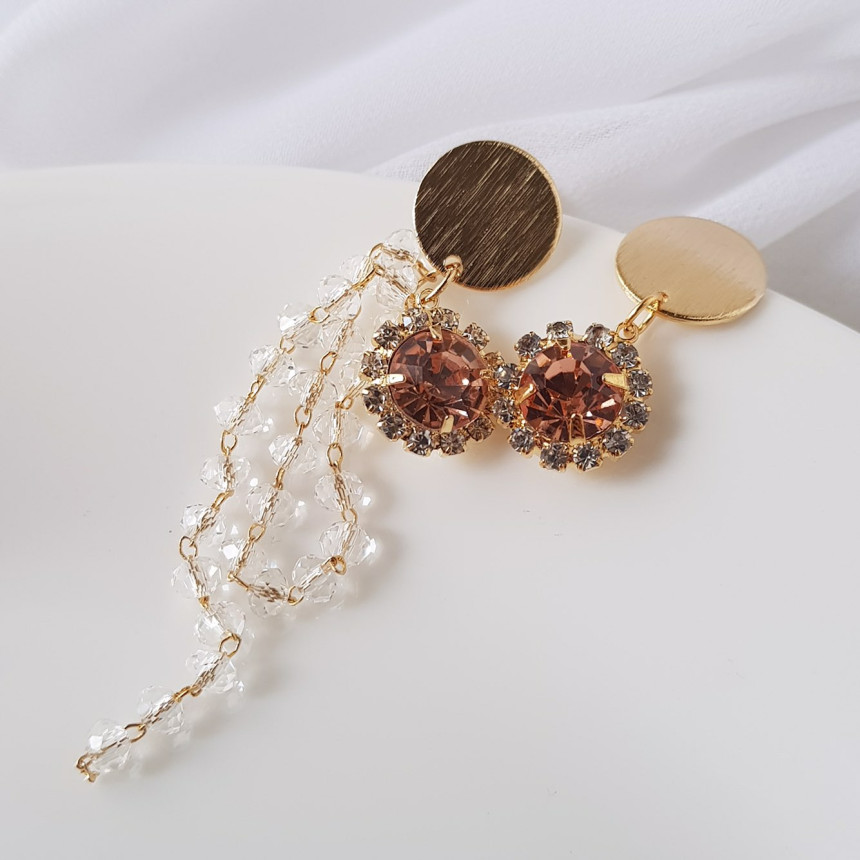 Giuseppe Cubic untitled drop earrings 3color custo