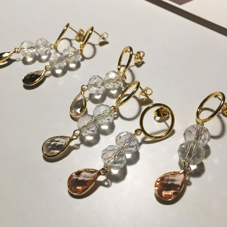 Love Drop Earrings 3color Date Fashion Fashionable