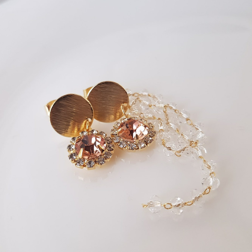 Giuseppe Cubic untitled drop earrings 3color custo