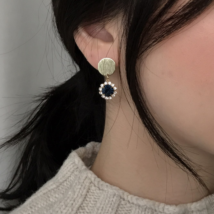 Giuseppe Cubic untitled drop earrings 3color custo