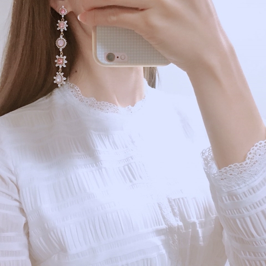 Pink Martini Drop Earrings Point Cycle Good Bling 