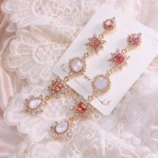 Pink Martini Drop Earrings Point Cycle Good Bling 