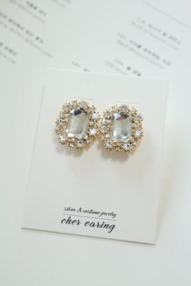 titaniumpost gold antique bold earrings bling blin