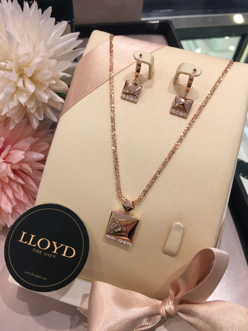 Lloyd's Square Volume Necklace LPP17062 LNC1702