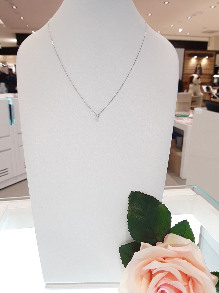 Stonehenge White Gold Necklace G1573 Wedding Cody 