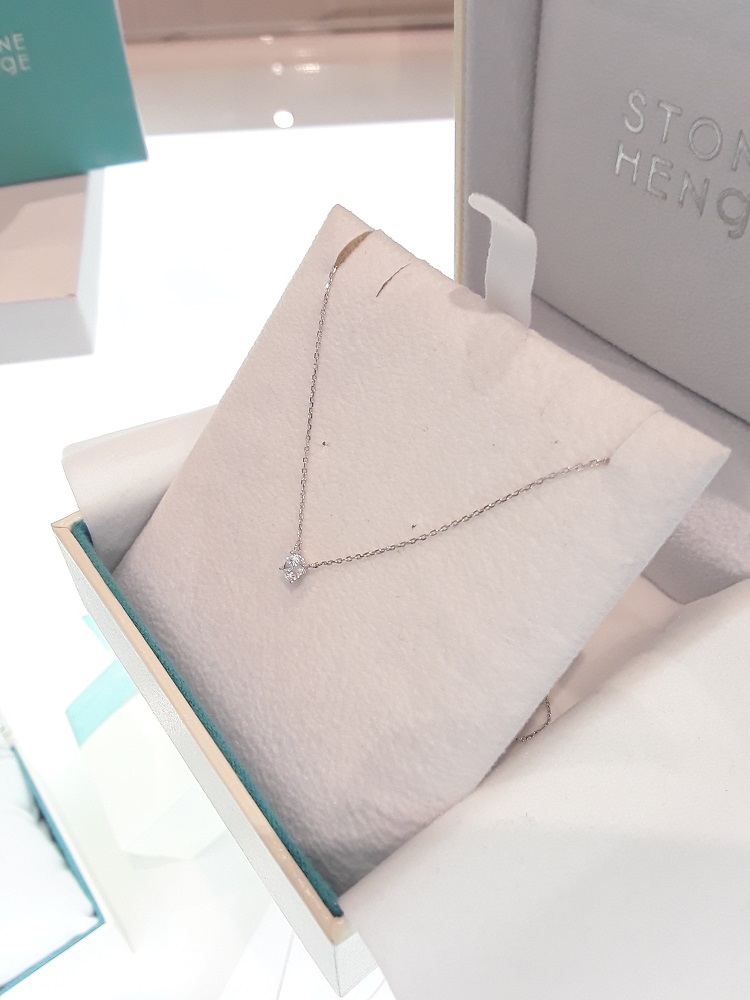 Stonehenge White Gold Necklace G1573 Wedding Cody 