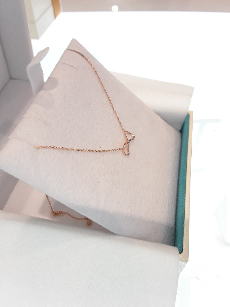 Stonehenge rose gold necklace T0811 Lovely coordin