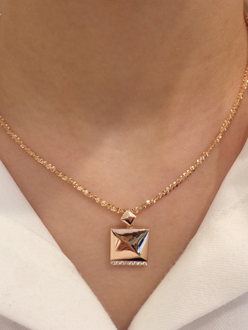 Lloyd's Square Volume Necklace LPP17062 LNC1702