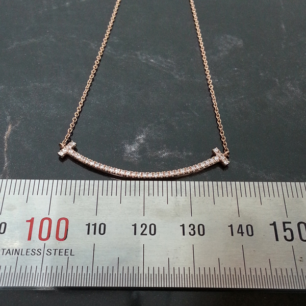 Smile two-sided necklace Women 14k star 14K luxury