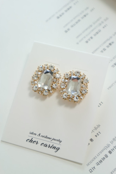 titaniumpost gold antique bold earrings bling blin