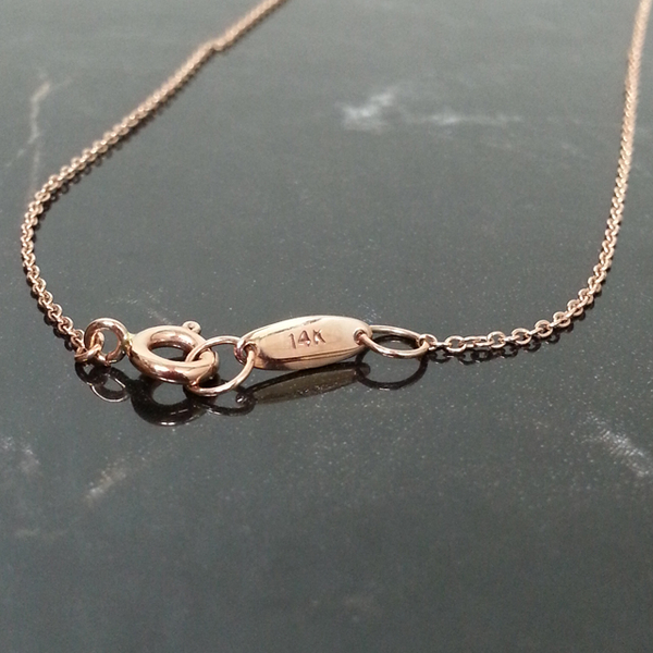 Smile two-sided necklace Women 14k star 14K luxury