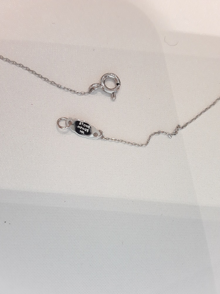 Stonehenge White Gold Necklace G1573 Wedding Cody 