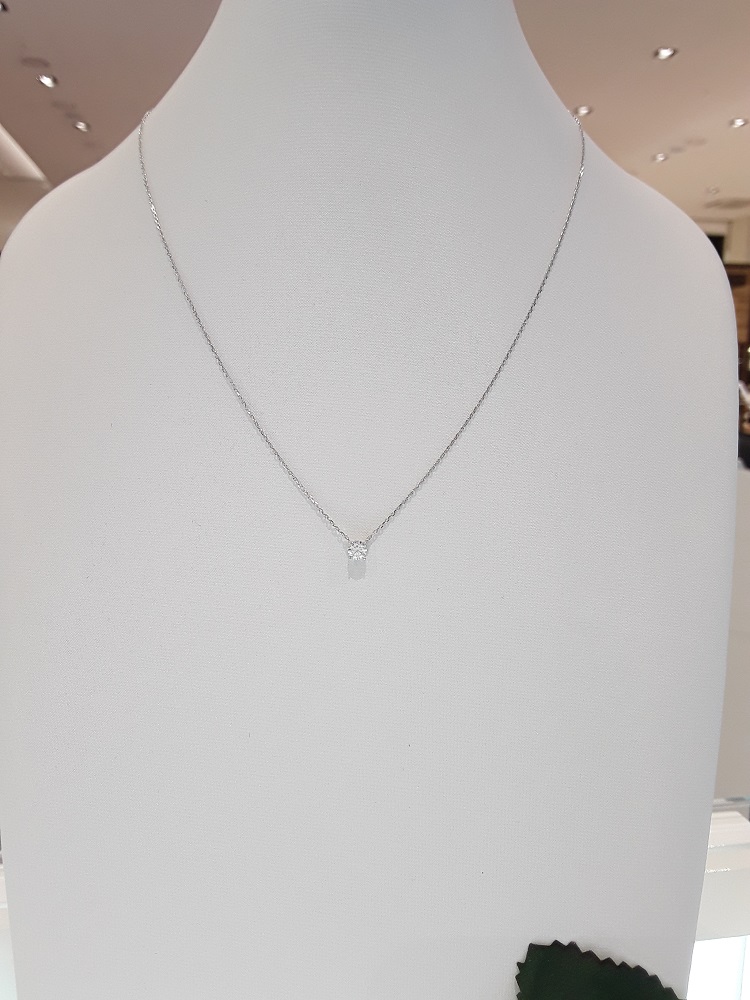 Stonehenge White Gold Necklace G1573 Wedding Cody 