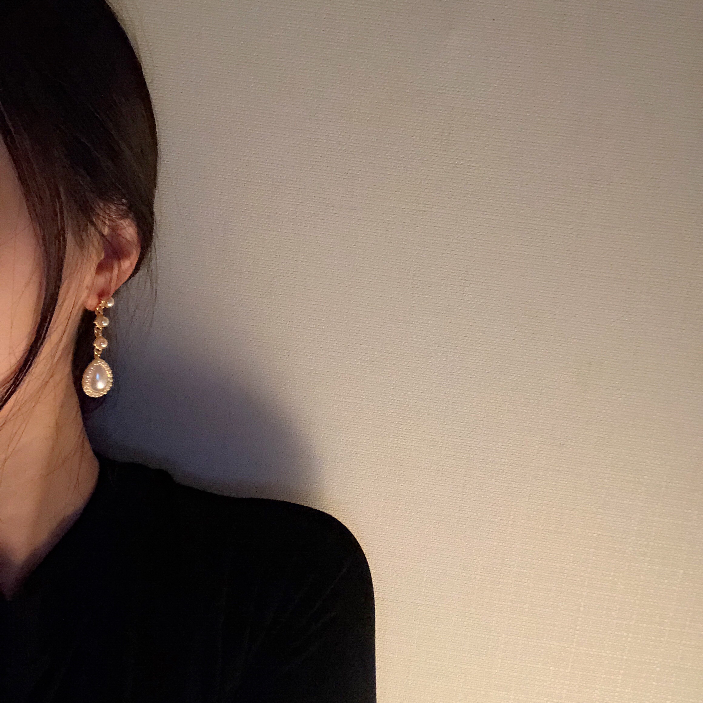 Blingen Antique Pearl Earring