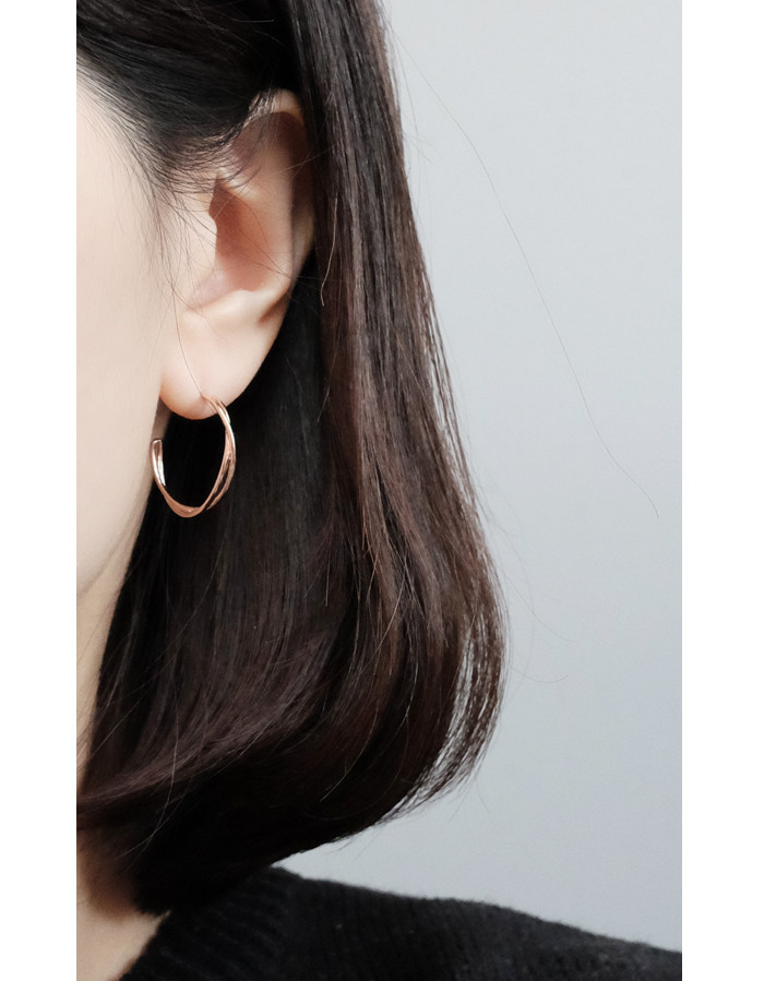 92.5silver Double Earring