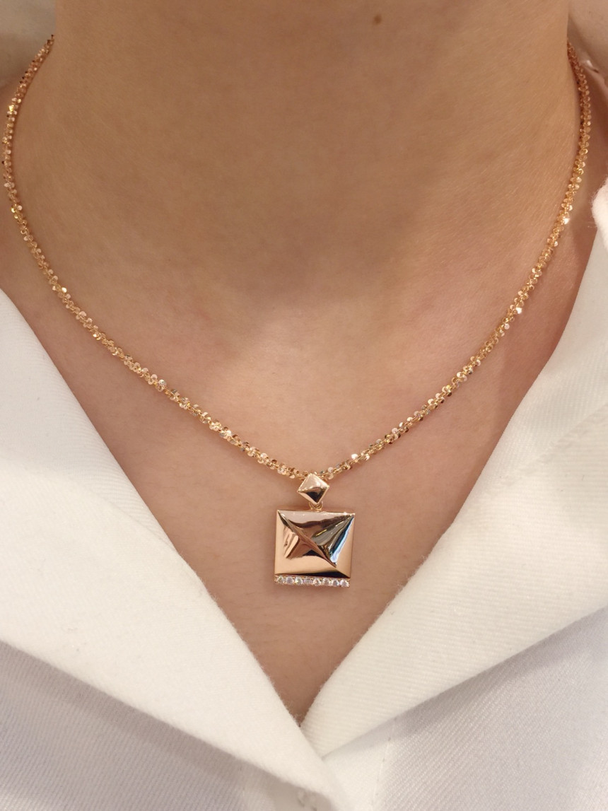 Lloyd's Square Volume Necklace LPP17062 LNC1702