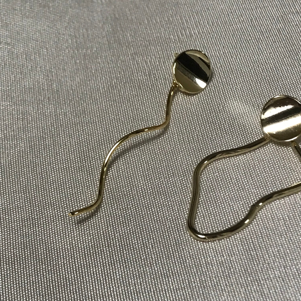 Post Earrings Ring Earrings Simple Antique Drop Po