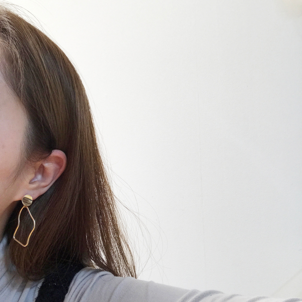 Post Earrings Ring Earrings Simple Antique Drop Po