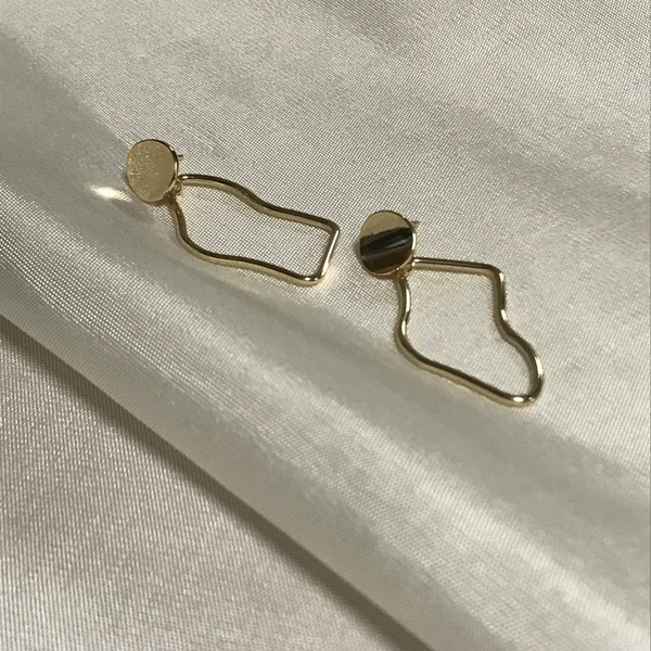 Post Earrings Ring Earrings Simple Antique Drop Po