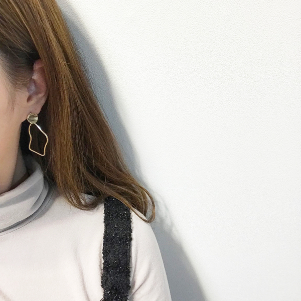 Post Earrings Ring Earrings Simple Antique Drop Po