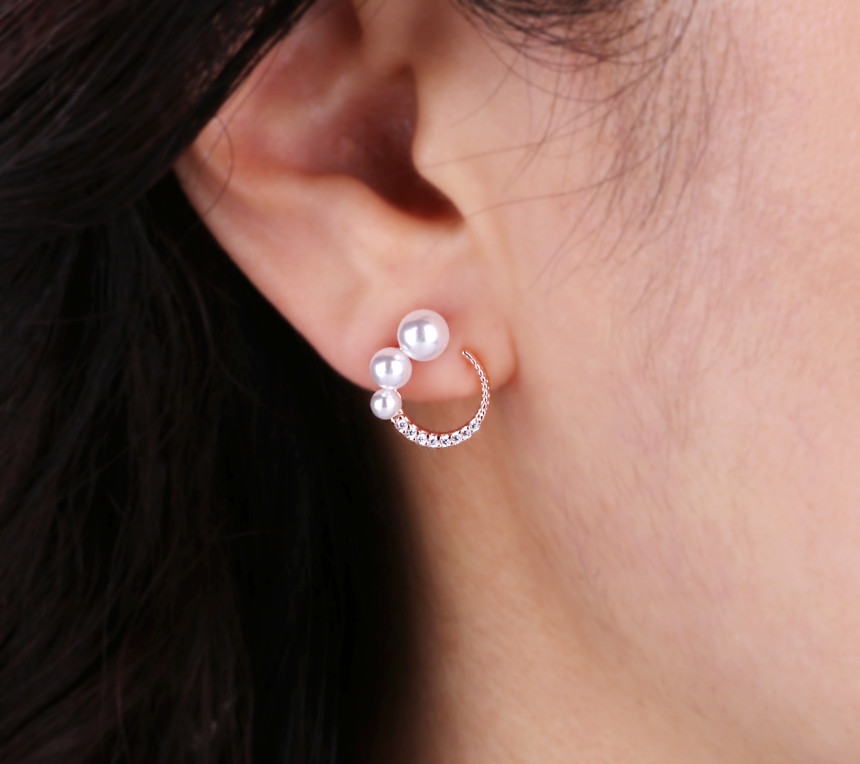 Bolla Le Peggy Twoway Earrings SPE339 Feminine eas