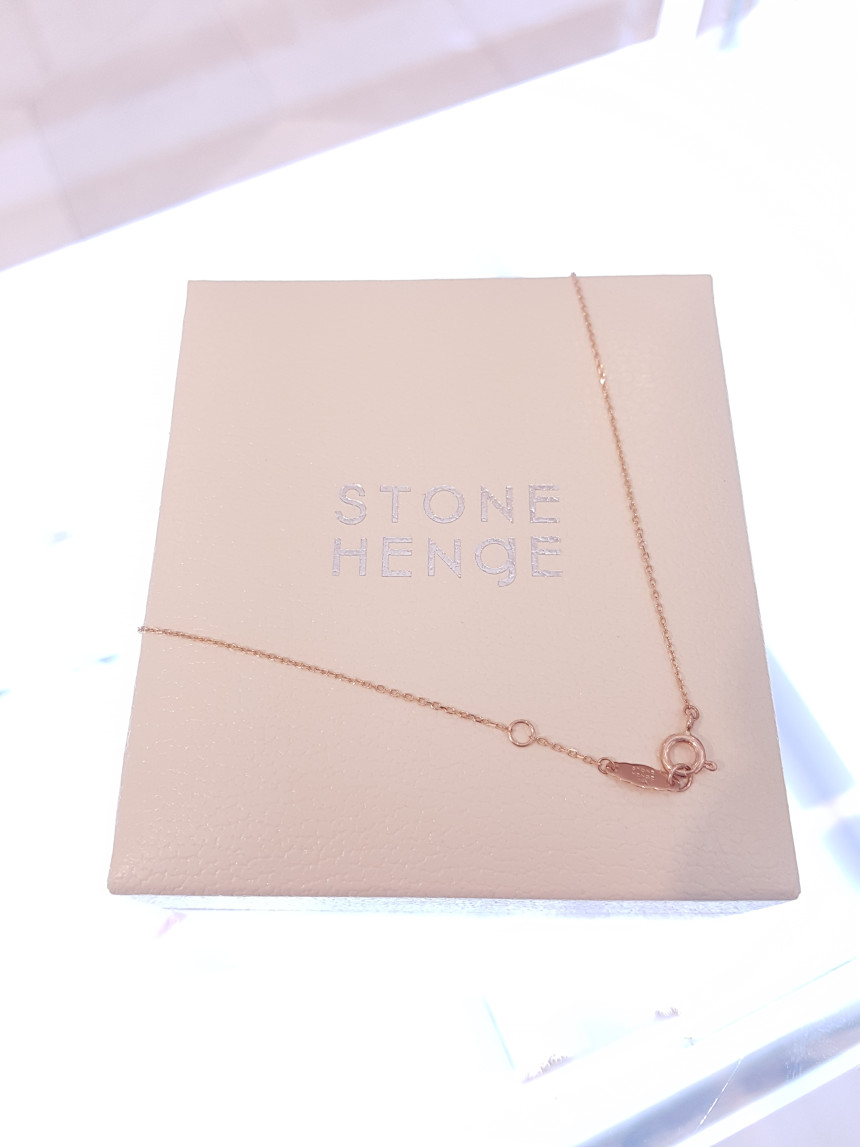 14K Dancing Stone Stellar Necklace D0004