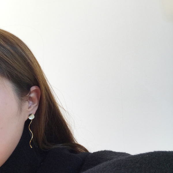 Post Earrings Ring Earrings Simple Antique Drop Po