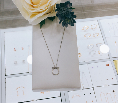 Stonehenge White Gold i0077 Romantic Gorgeous Jewe