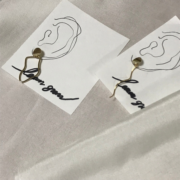 Post Earrings Ring Earrings Simple Antique Drop Po