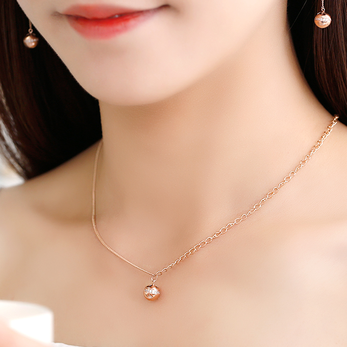 14k18k Drop Necklace NE29465 14k Gift Woman Luxuri
