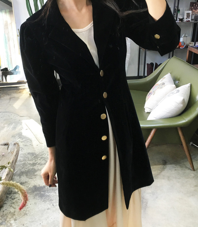 Mom slim dress 2color mini jacket Stylish luxuriou
