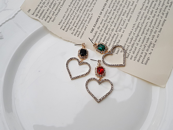 Bold Drop Heart Earrings Earring Possible Beautifu