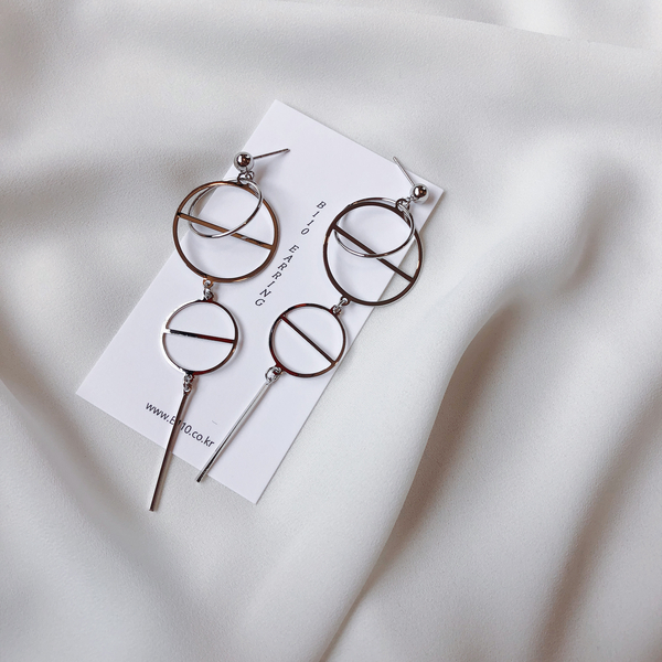 Tobling Unique Suicide Drop Earring 2color Celebri