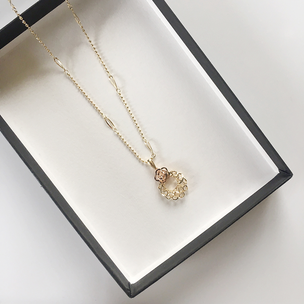 Cordelia 14k_ Plain Necklace Proposal 14K Daily 14