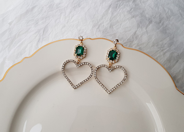 Bold Drop Heart Earrings Earring Possible Beautifu