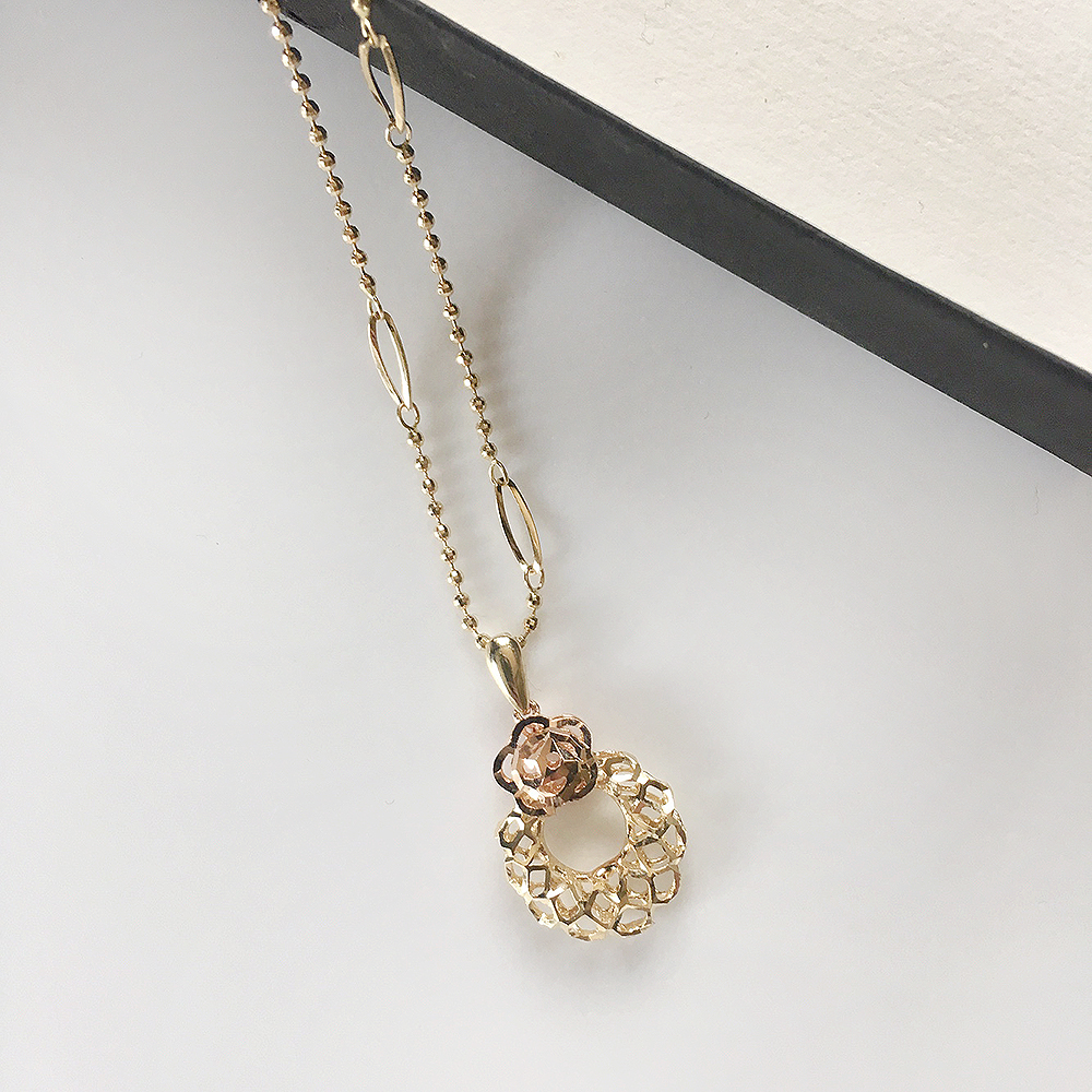 Cordelia 14k_ Plain Necklace Proposal 14K Daily 14