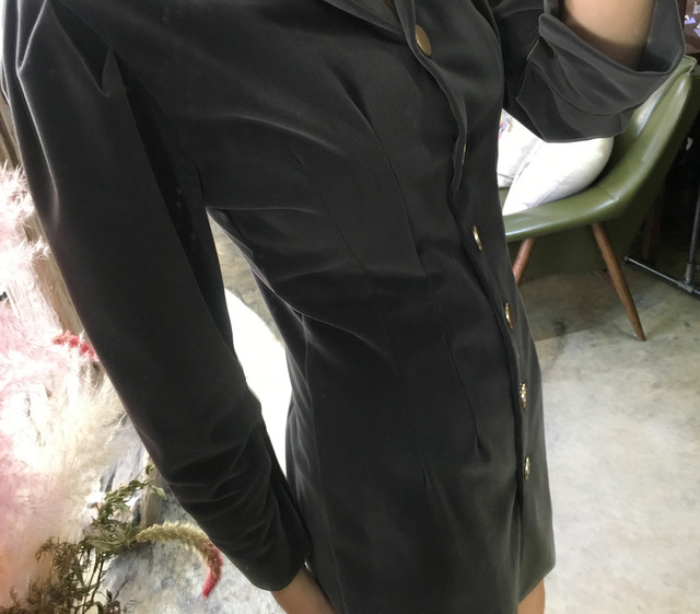 Mom slim dress 2color mini jacket Stylish luxuriou