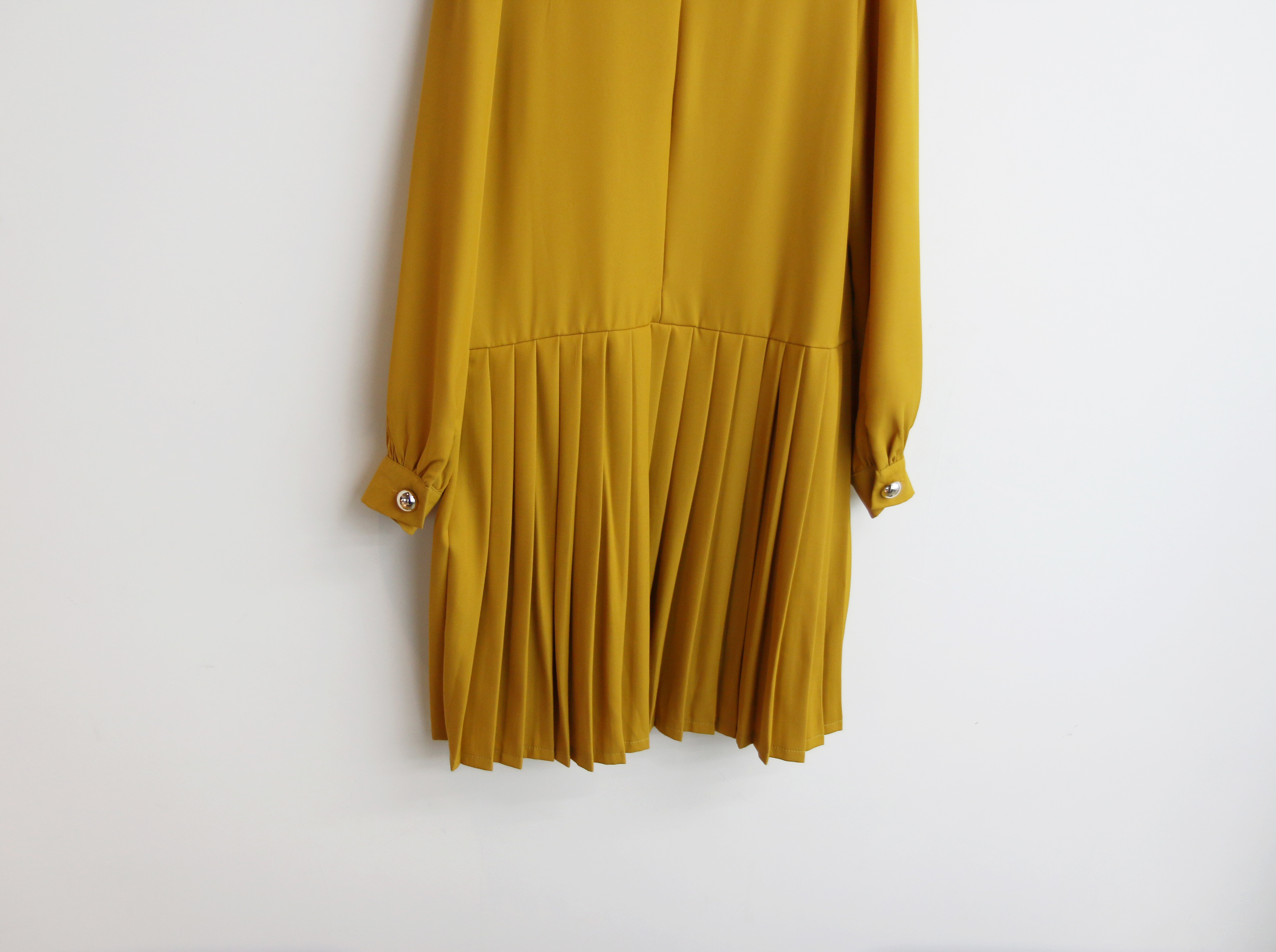 Button Pleated One-Piece Guest Fashion Shch Mood D